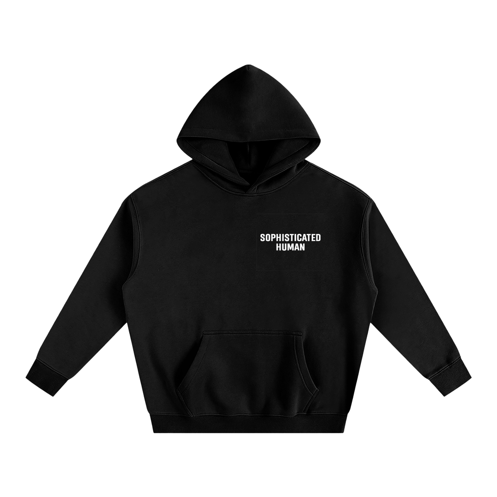 Oversize Fleeced Hoodie SH Black