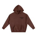 Oversize Fleeced Hoodie  SH Coffee